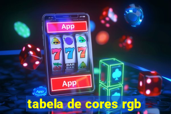 tabela de cores rgb