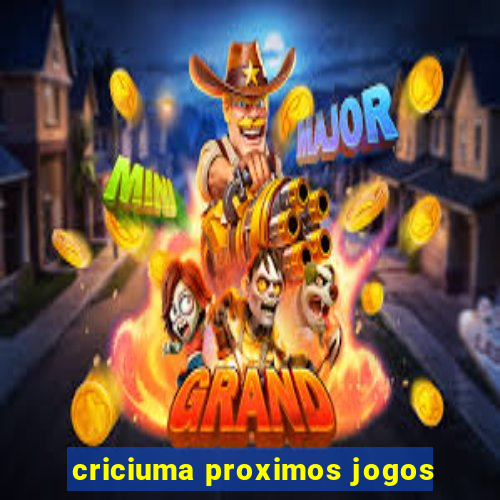 criciuma proximos jogos