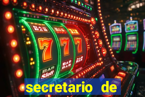 secretario de esporte salario