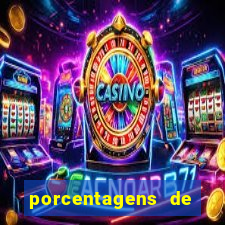 porcentagens de jogos pagantes