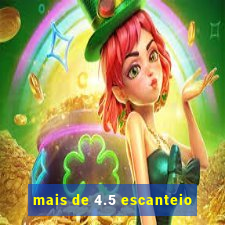 mais de 4.5 escanteio