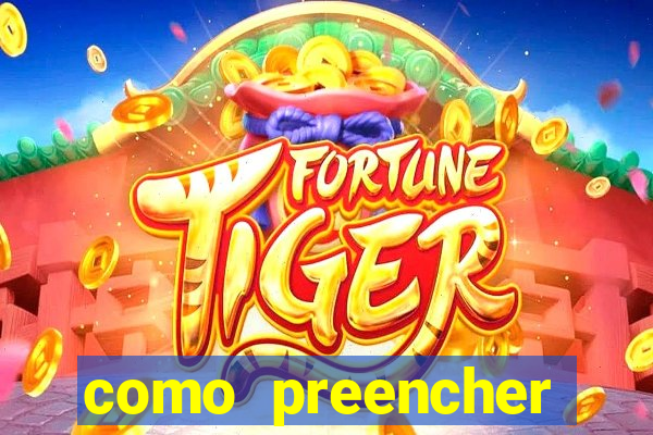 como preencher recibo de pagamento
